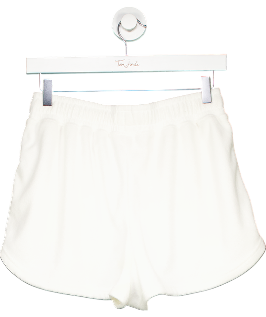 Perfect Moment White Towelling Shorts UK S