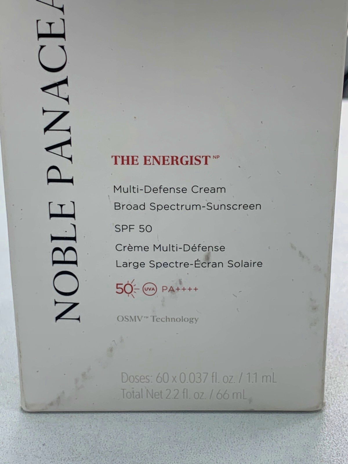 Noble Panacea Multi-Defense Cream Broad Spectrum-Sunscreen SPF 50 66 ml