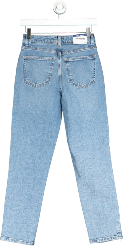 New Look Light Blue Hannah Straight Leg Ankle Grazer Jeans UK 6 Reliked