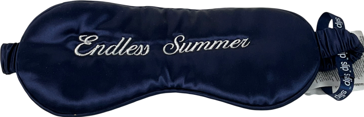 Slip Silk Sleep Mask Blue One size