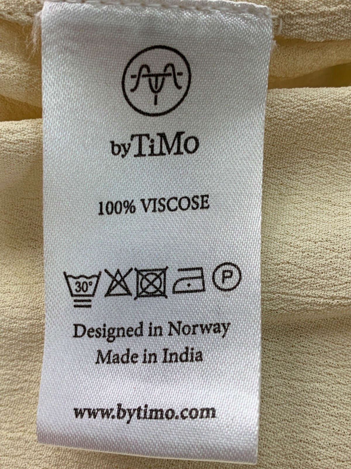 By TiMo Cream Long Sleeve Lace Detail Blouse UK L