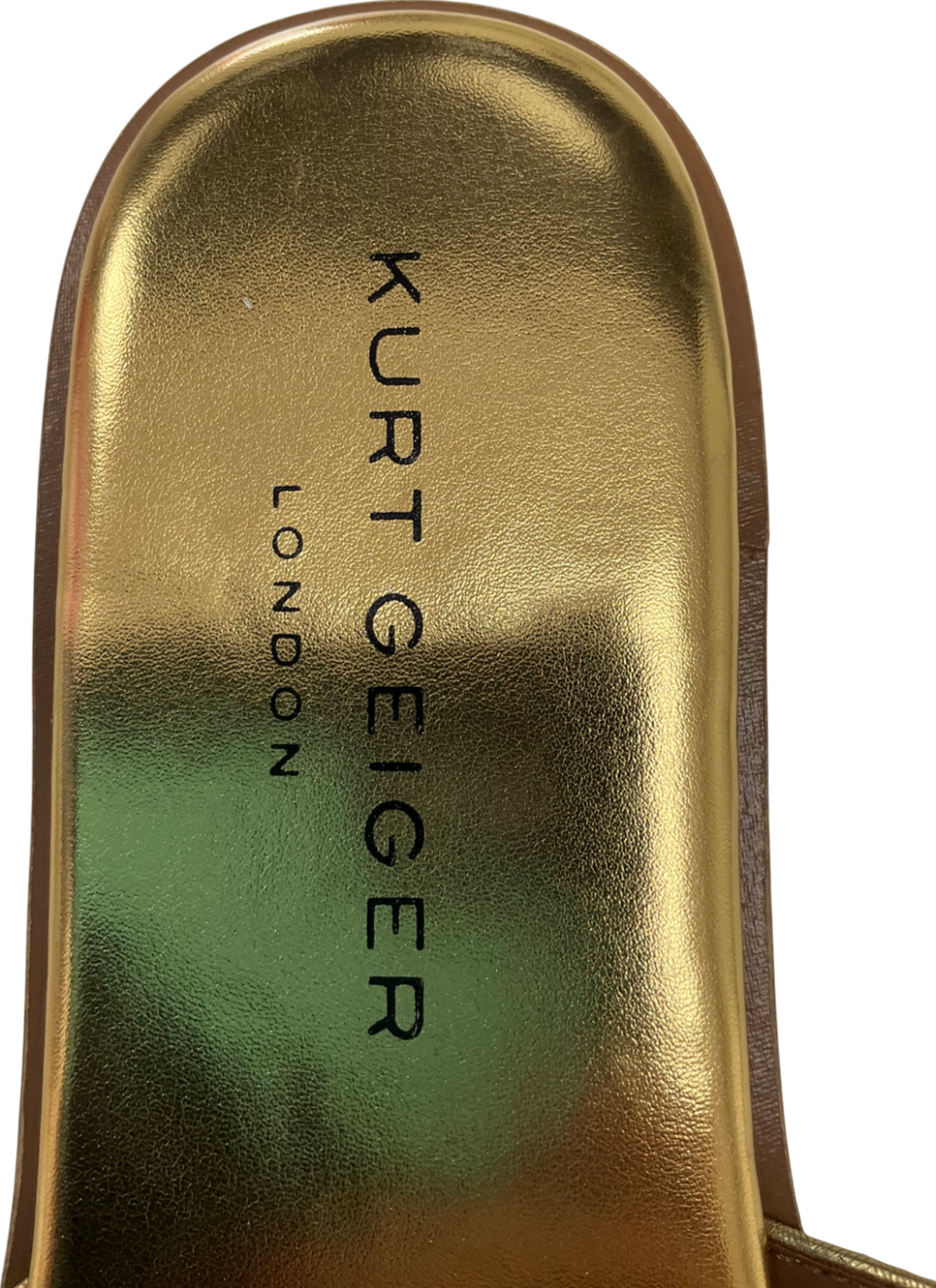 Kurt Geiger Metallic Regent Flat Gladiator Sandal UK 8 EU 41 👠