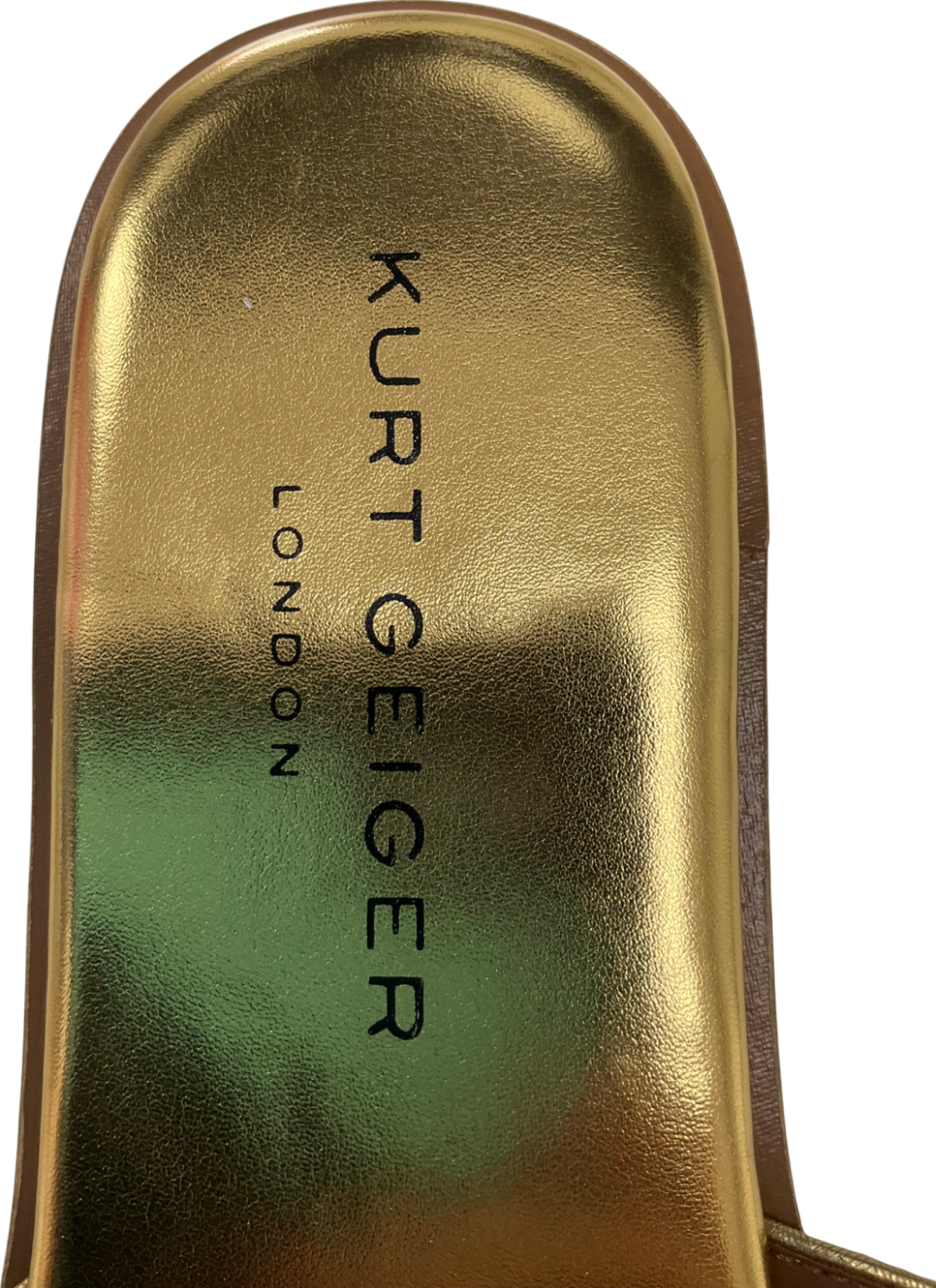 Kurt Geiger Metallic Regent Flat Gladiator Sandal UK 8 EU 41 👠