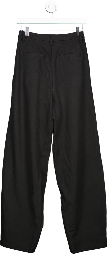 NA-KD Black Baggy Suit Pants UK 36