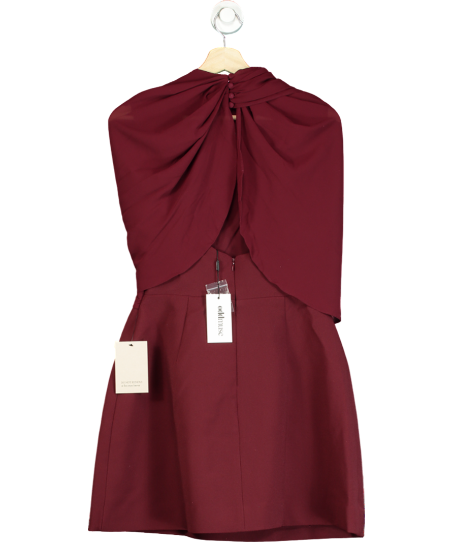 OddMuse Red The Ultimate Muse Gathered Mini Dress UK M