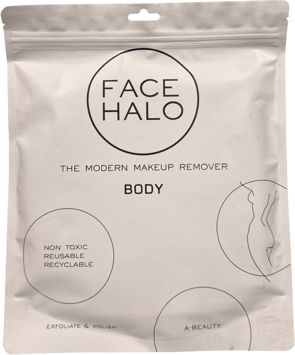 Face Halo Exfoliate And Polish Body Mitt n/a
