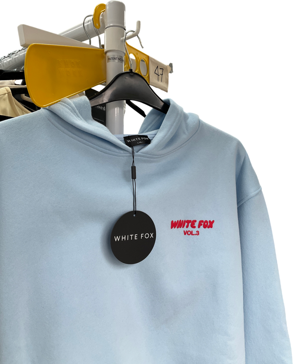 White Fox Blue Offstage Hoodie Ice Pop UK L/XL
