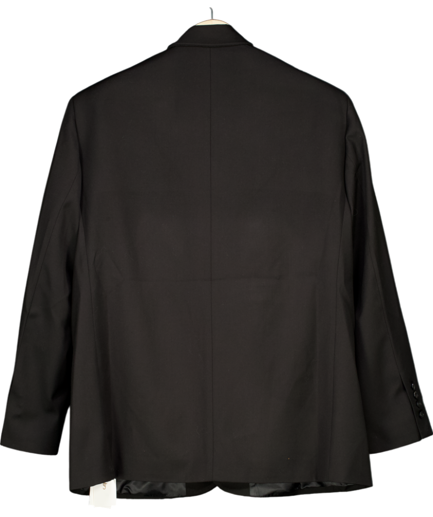 The Frankie Shop Black Gelso Oversized Blazer UK M/L