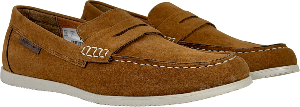 KG Kurt Geiger Brown Suede Shane Tan Loafers UK 9 EU 43 👞