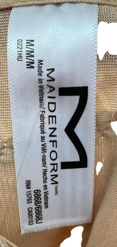 maidenform Beige Ultra-firm Control Waist Cincher UK M