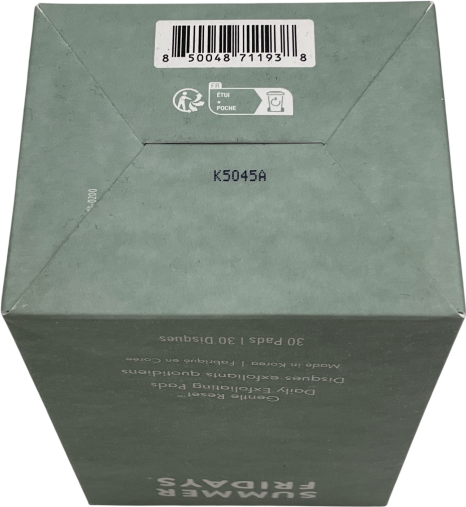 Summer Fridays Gentle Reset™ Daily Exfoliating Pads 30 pads