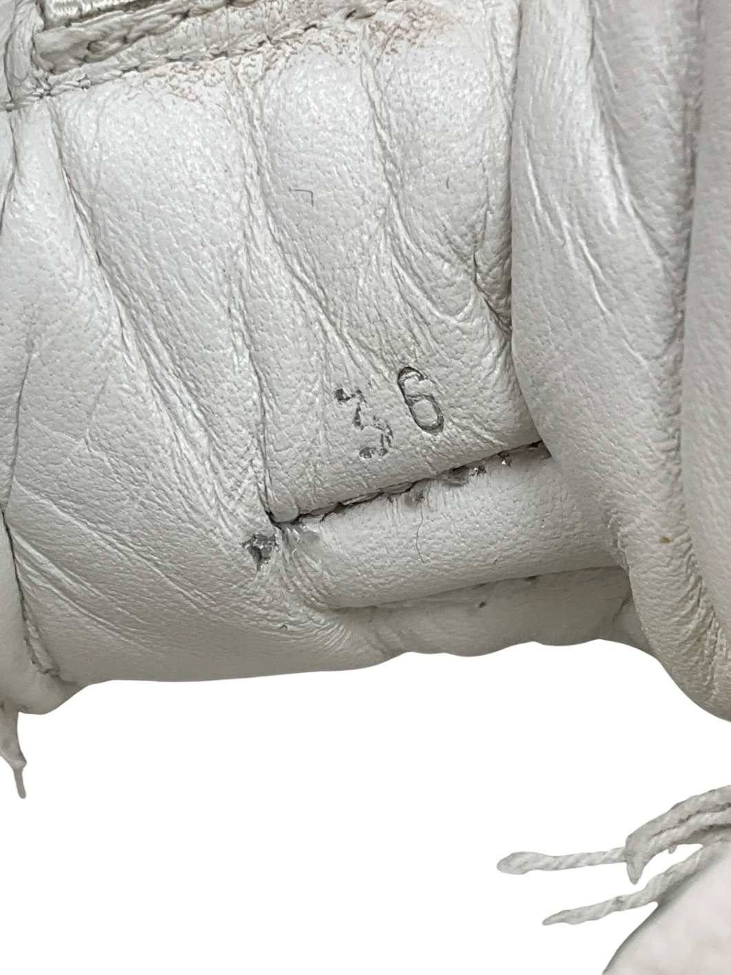 Jimmy Choo Miami White Leather Logo Tag Trainers UK 3 EU 36 👠