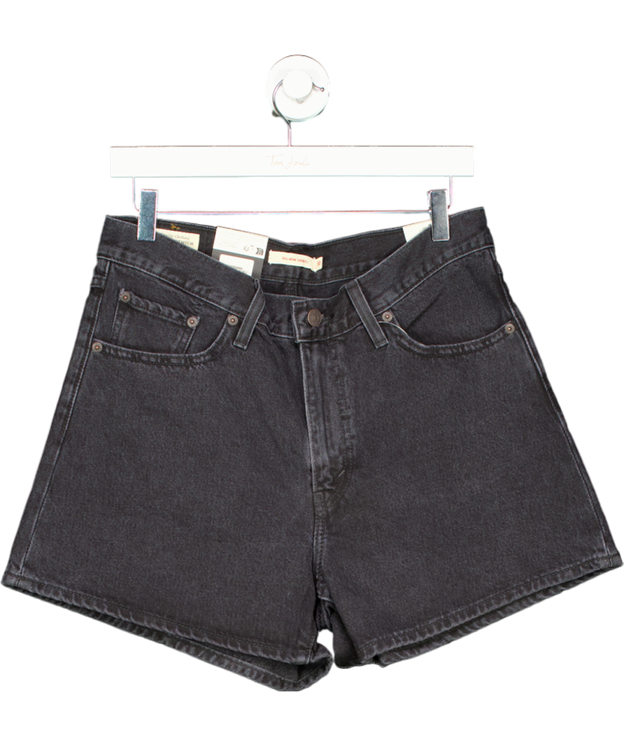 levis Black 80s Mom Shorts W30