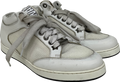 Jimmy Choo Miami White Leather Logo Tag Trainers UK 3 EU 36 👠