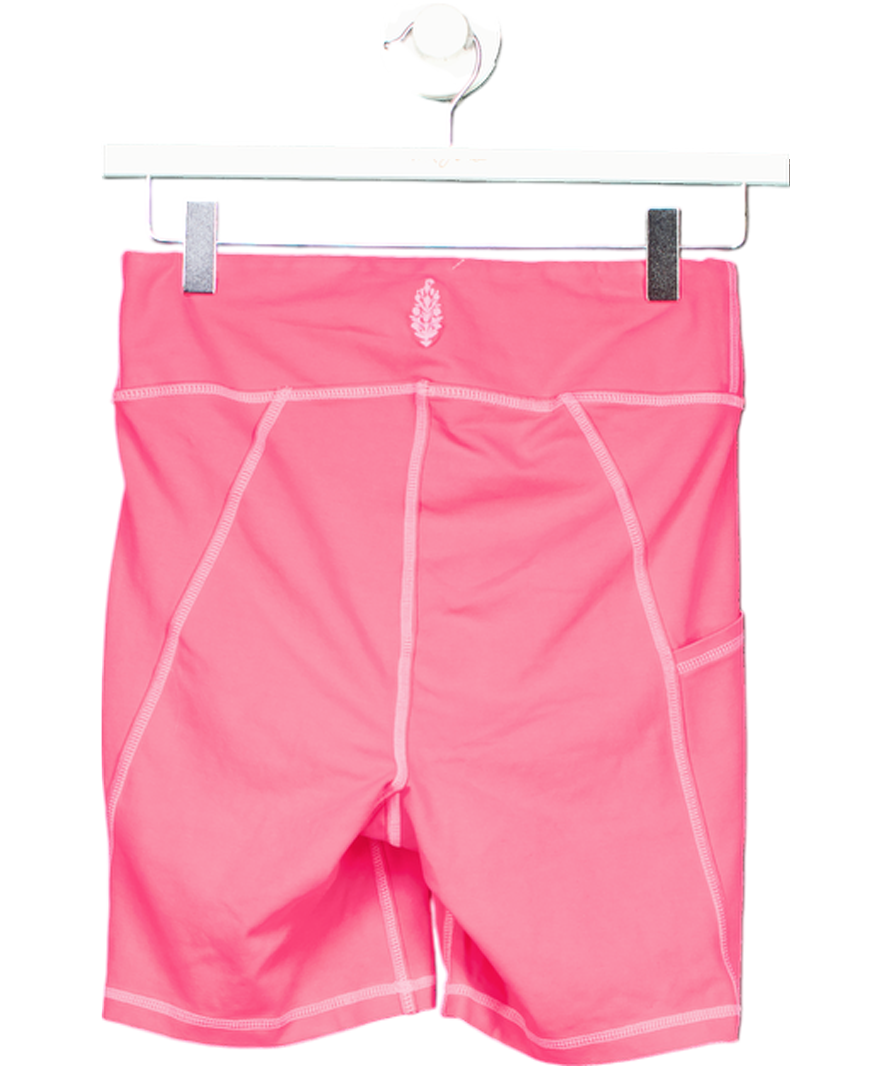 Free People Pink Never Better 5" Bike Shorts UK S