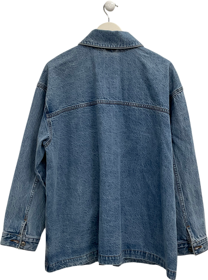 Abercrombie & Fitch Blue Oversized Denim Shacket UK XL