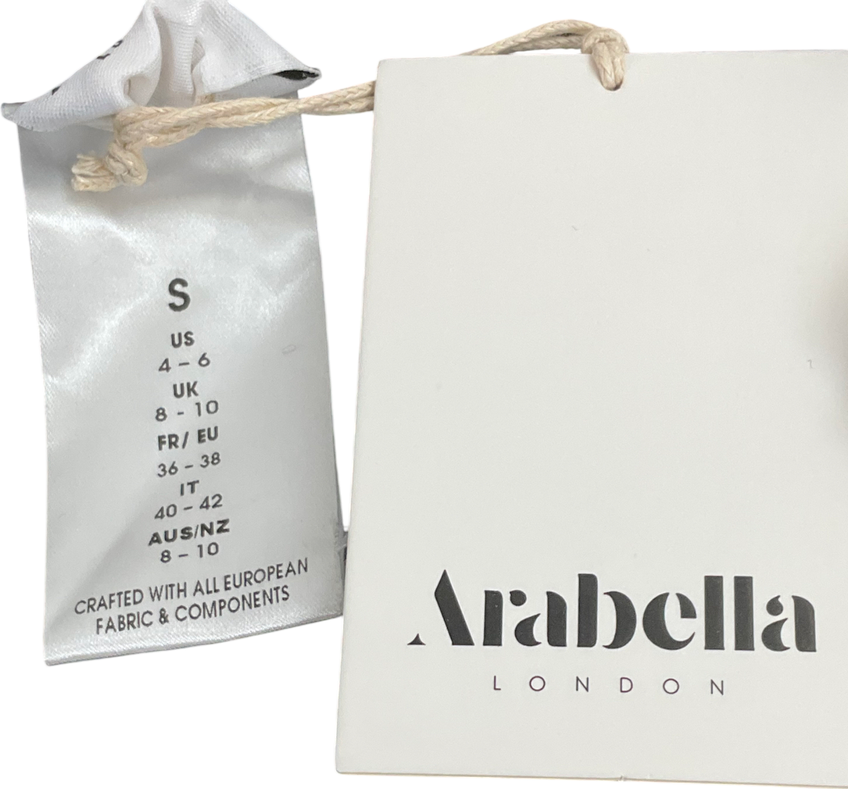 Arabella London Brown Leopard Print Bow Full Brief Bikini Bottoms UK 8