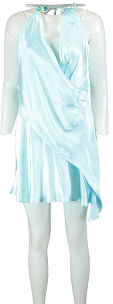 SNDYS. Light Blue Rosita Mini Dress M