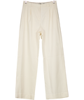 J Crew Cream Essentials Wide Leg Trousers W24