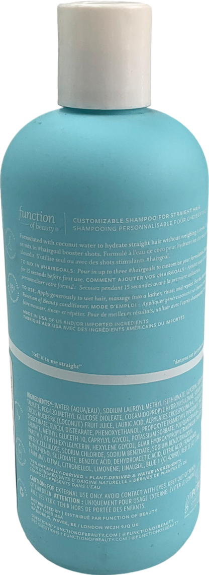 function of beauty Straight Hair Shampoo 325ml