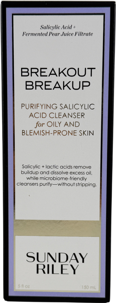 Sunday Riley Breakout Breakup Purifying Salicylic Acid Cleanser 150ml