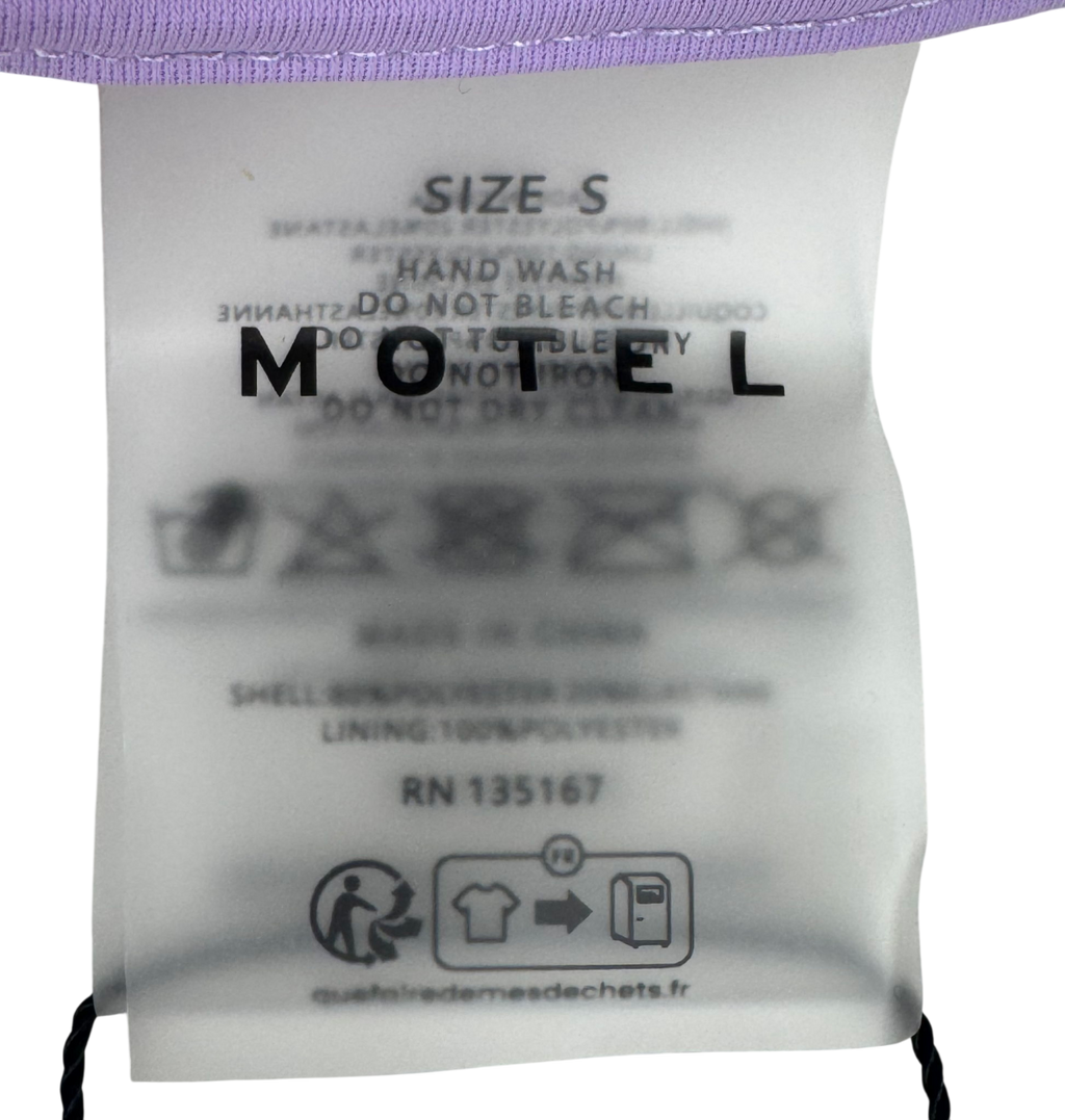 Motelrocks Purple Pami Bikini Set UK M