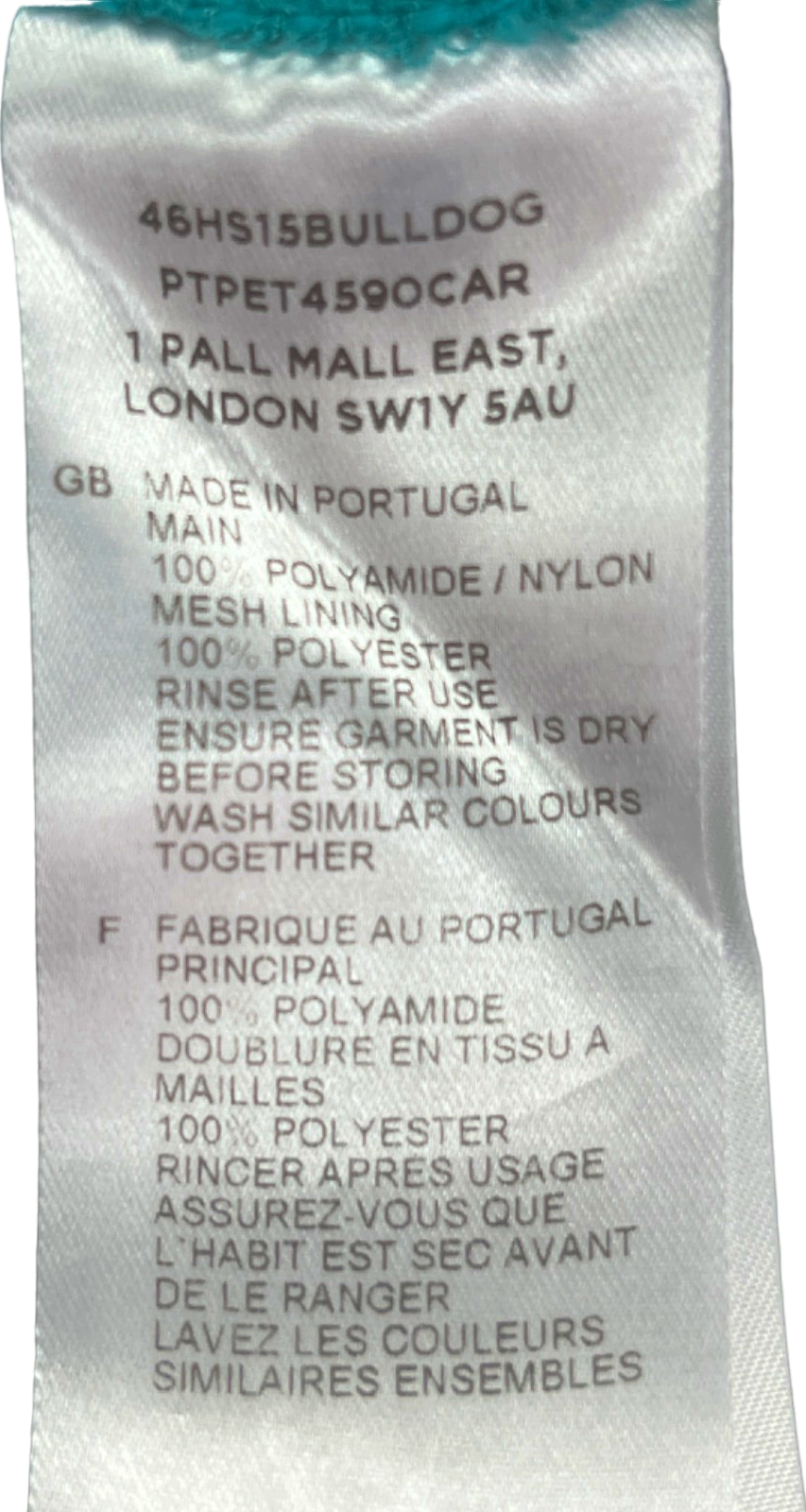 Orlebar Brown Teal Bulldog Swim Shorts UK 28