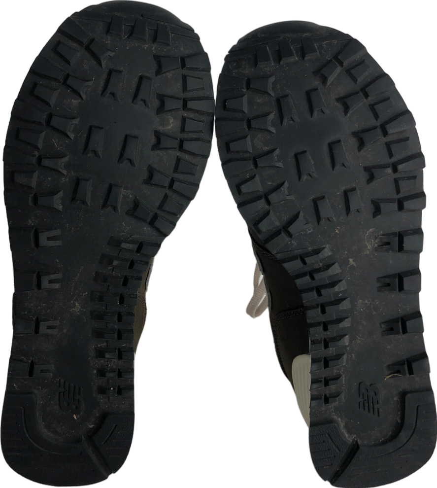 New Balance 574 Shoes Black Olive Mushroom UK 7 EU 41 👞