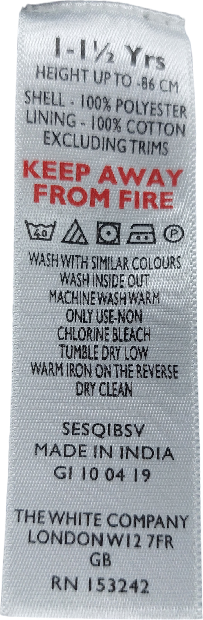 The Little White Company Grey Sequin Embellished Party Dress 12-18 Months