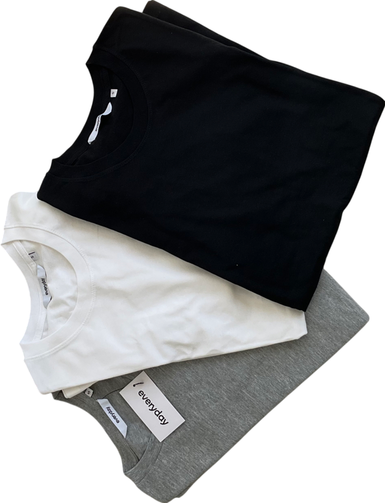 everyday Multicoloured Mixed Cotton 3 Pack Basic T Shirts UK S