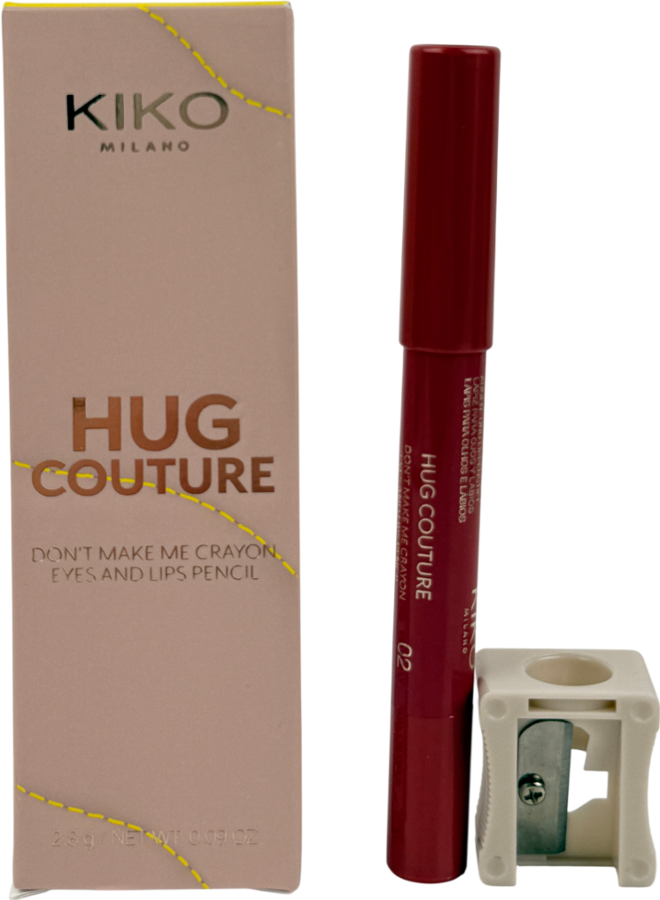 Kiko Hug Couture Don’t Make Me Crayon Dual-use Eye And Lip Pencil 02 Cloud Trace 2.8g