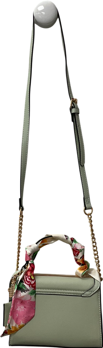 River Island Green Scarf Mini Tote Cross Body Bag