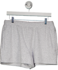 SKIMS Grey Cotton Fleece Shorts UK M