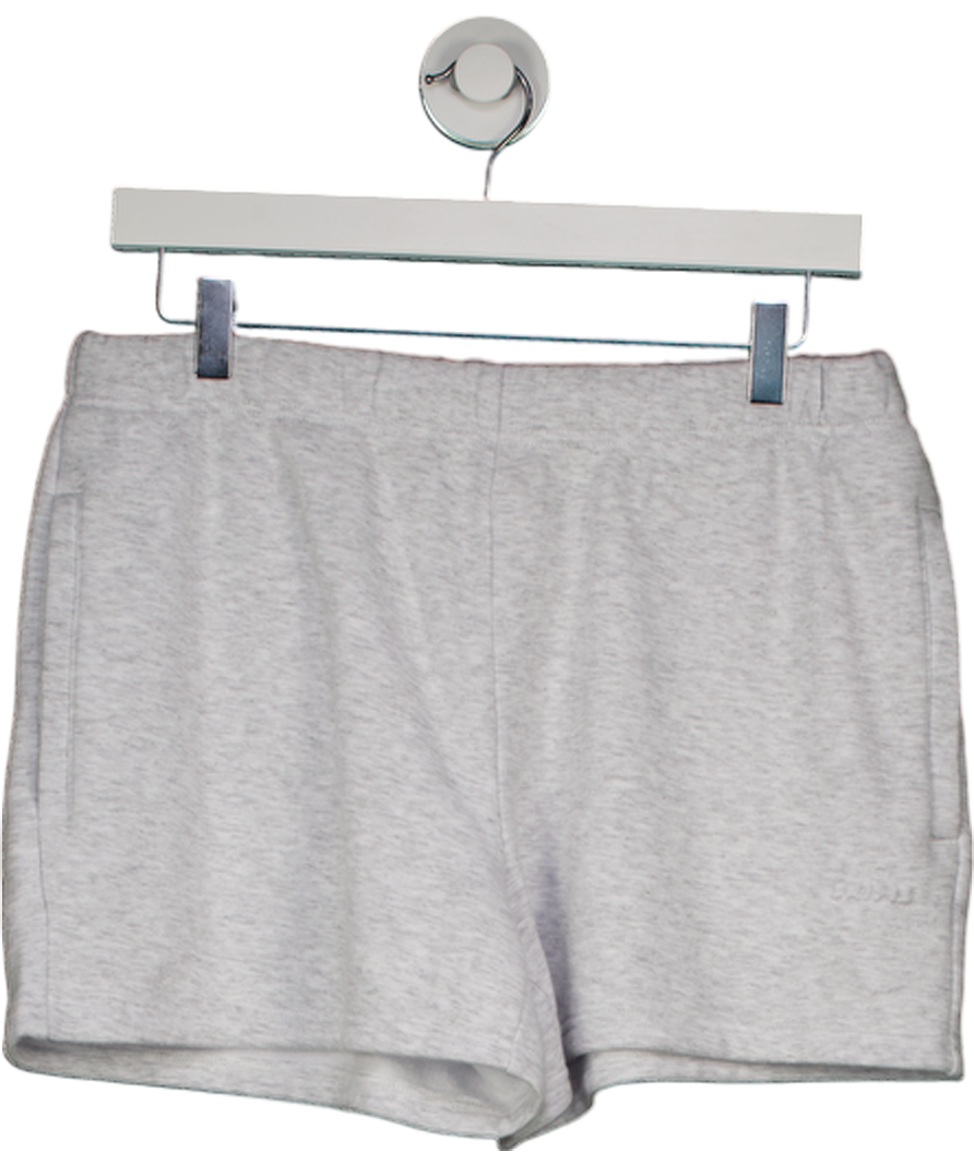 SKIMS Grey Cotton Fleece Shorts UK M