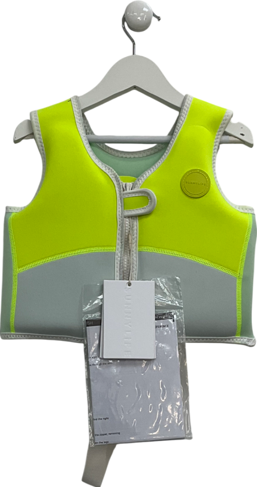 sunnyLife Grey Salty The Shark Swim Vest 2 Years