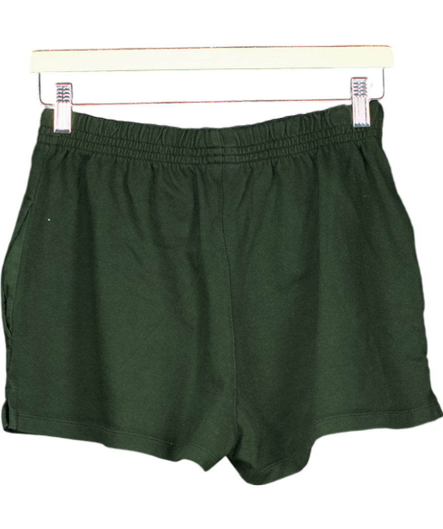 Brandy Melville Green Jogger Shorts UK XS/S
