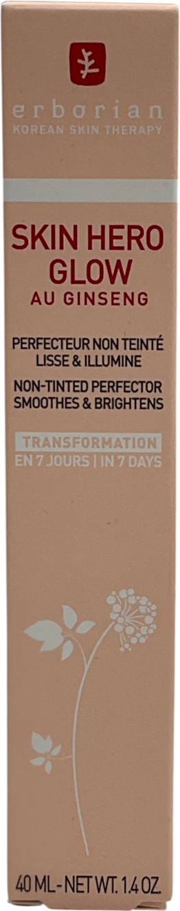 Erborian Skin Hero - Non-tinted Bare Skin Perfector - 7 Day Skin Transformation 40ml