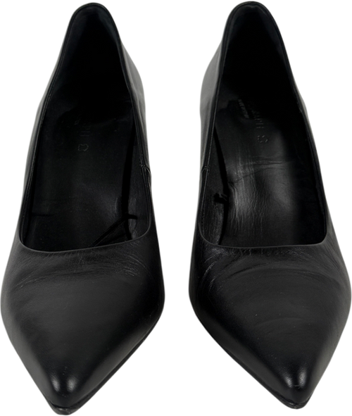 Autograph Black Pointed Block Heel Shoes UK 7 EU 40