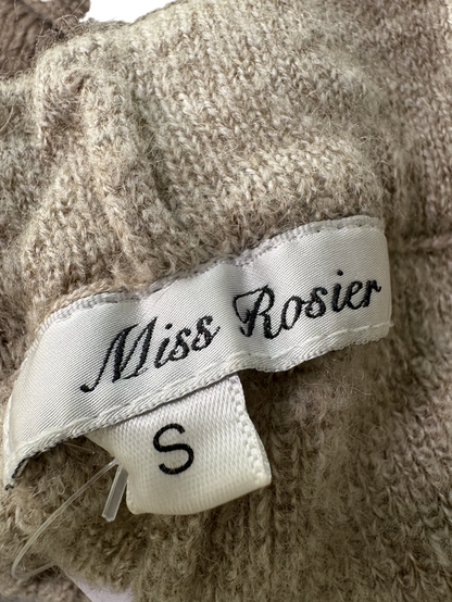 Miss Rosier Beige Knitted Trousers S