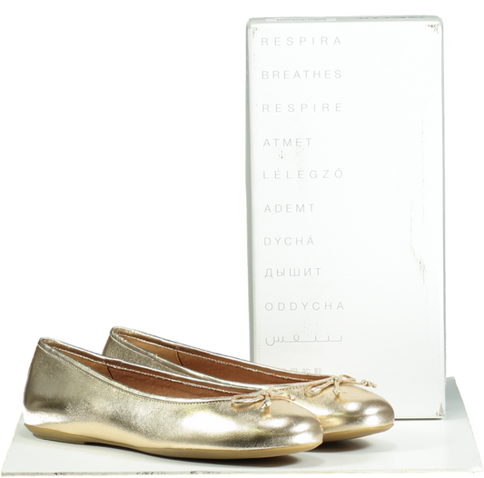 Geox Gold D Palmaria B Ballet Flats EU 40 UK 7