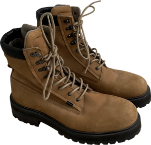 All Saints Brown Suede Lace Up Boots UK 8 EU 42