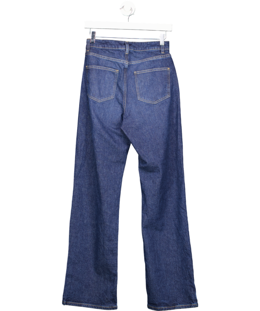 V by Very Mid Blue High Waist Straight Leg Jeans UK 8