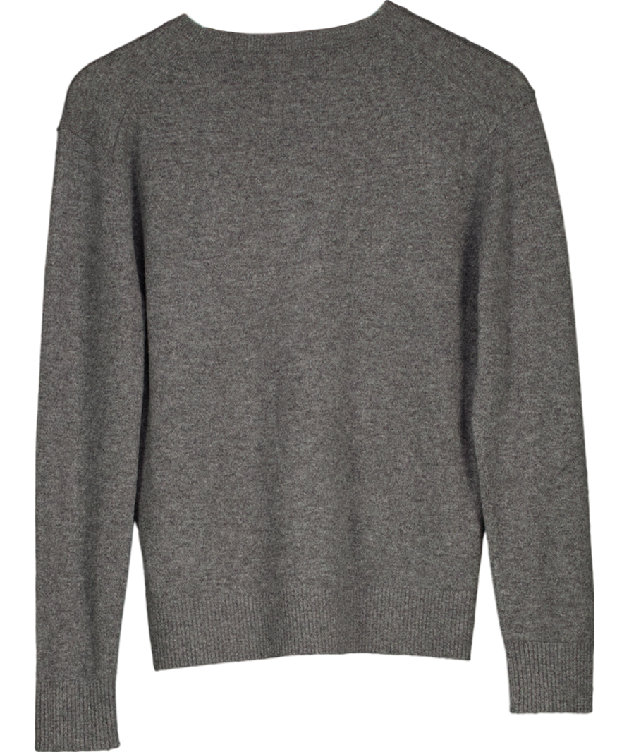 EVERLANE Grey The Boxy Crew Sweater In Cashmere UK S