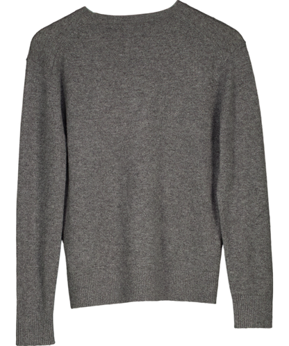 EVERLANE Grey The Boxy Crew Sweater In Cashmere UK S