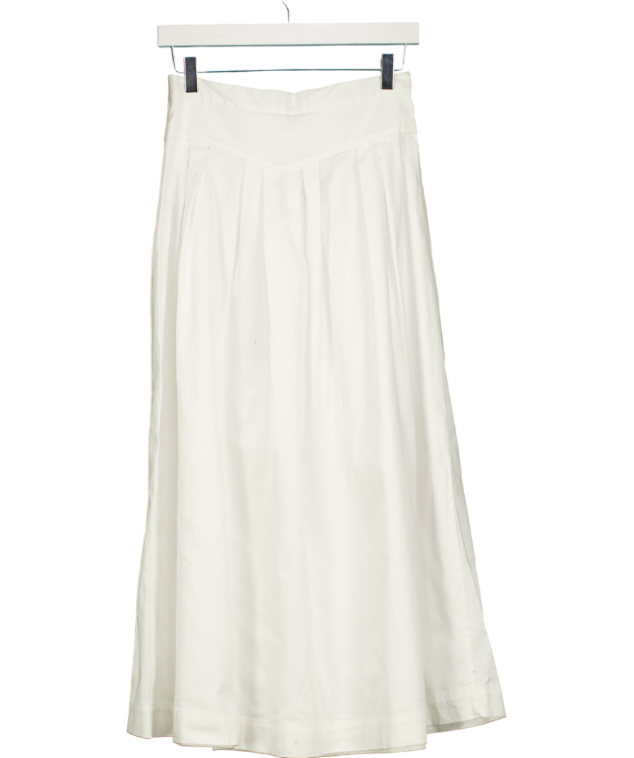 Vita Grace White Midi Skirt UK S