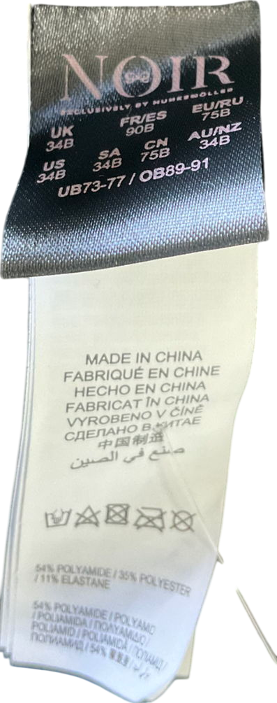 Hunkemoller Black Steph Bustier UK 34B