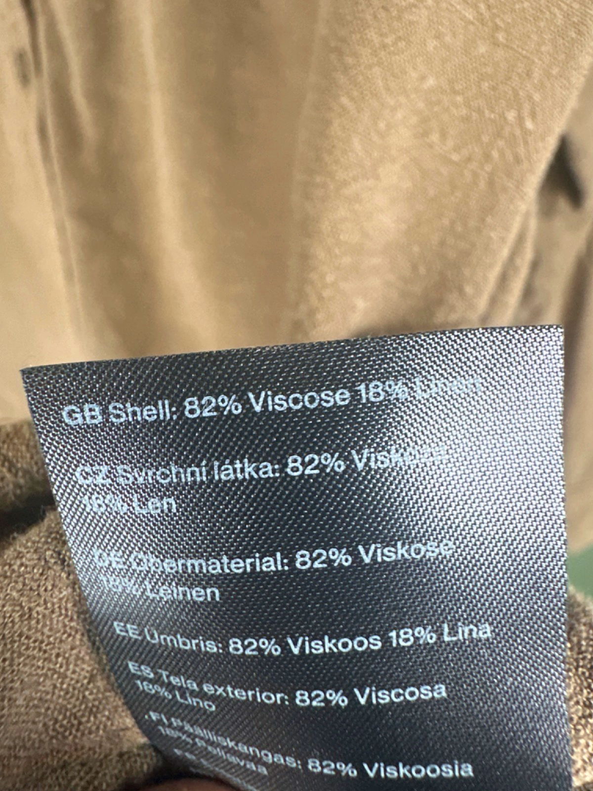 Weekday Brown Casual Shirt UK S