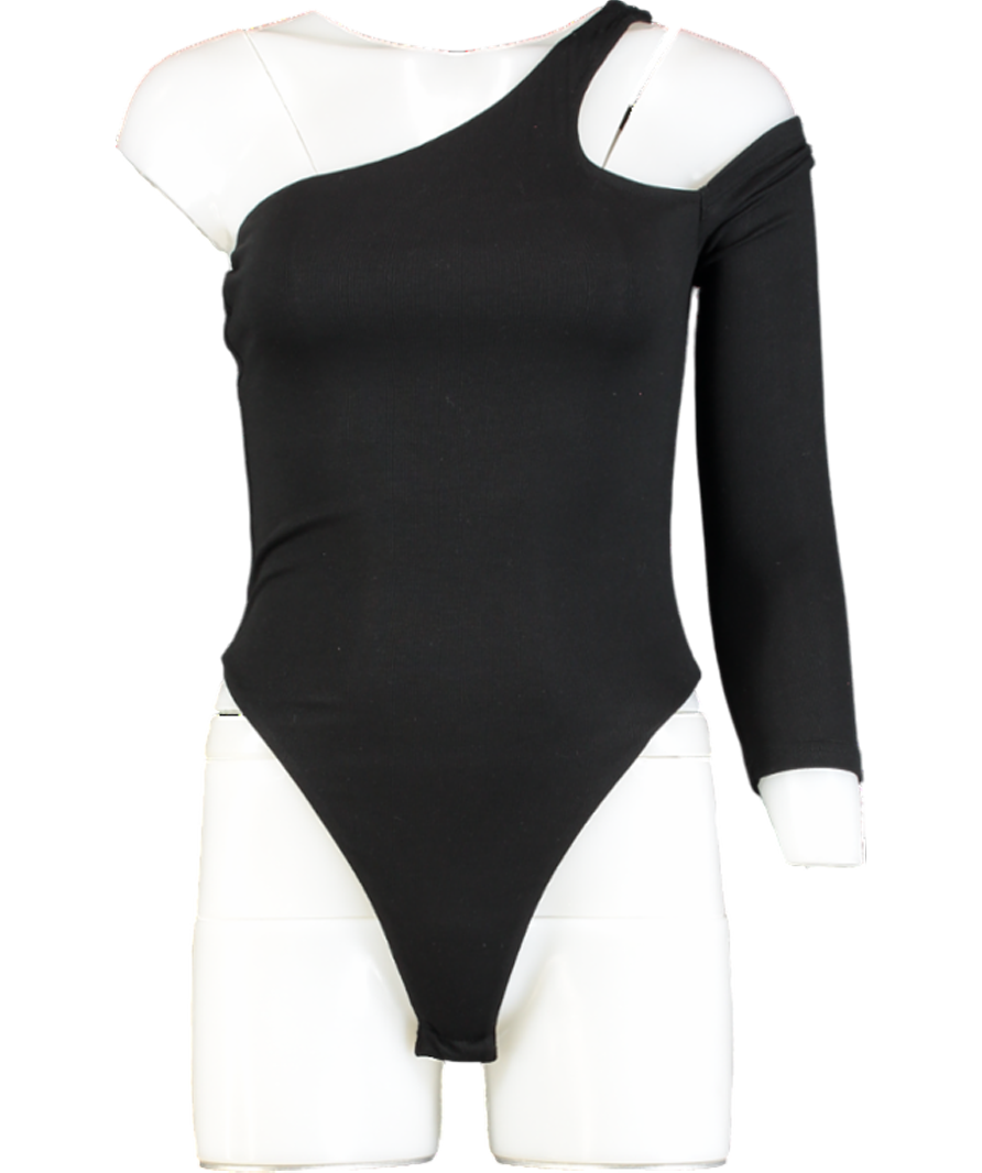 Superdown Black One-shoulder Bodysuit UK XS