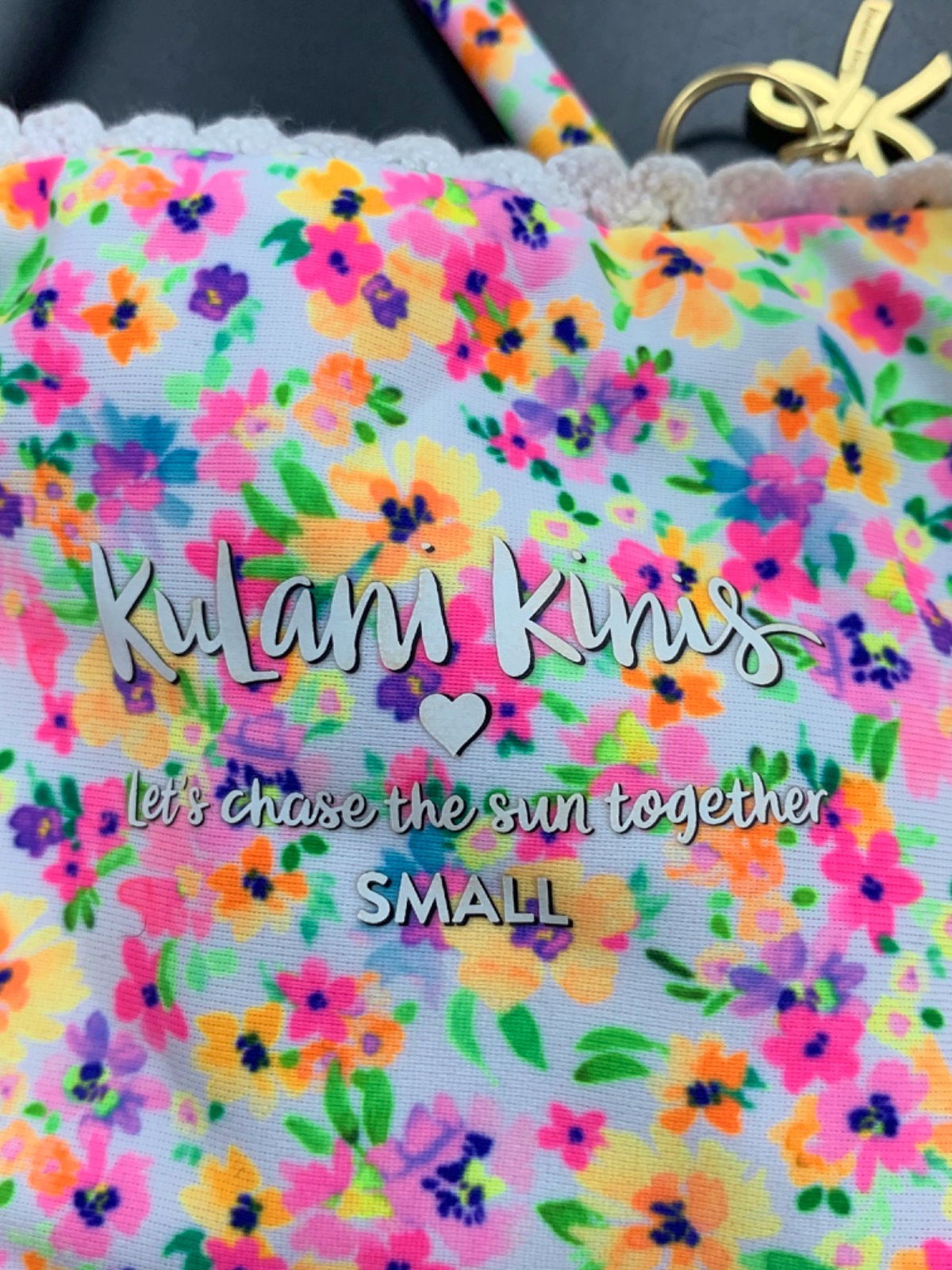 Kulani Kinis Multicolour Floral Bikini Set UK S