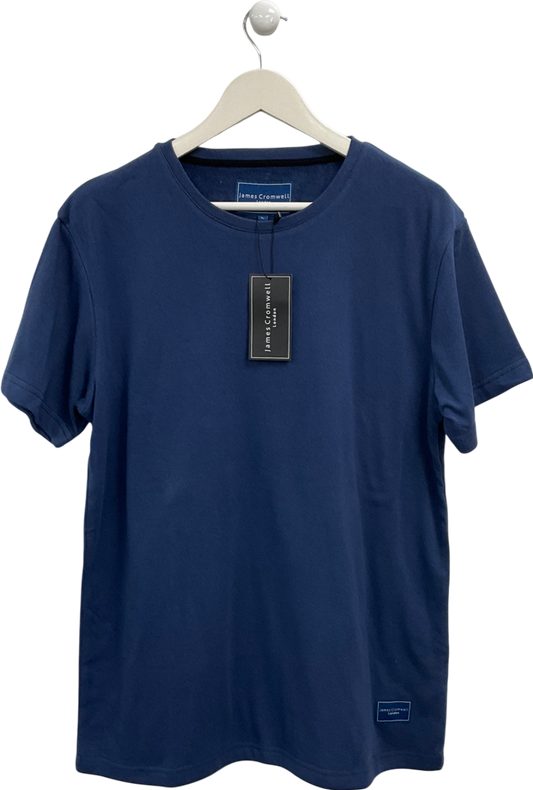 James Cromwell Blue Classic T Shirt UK L